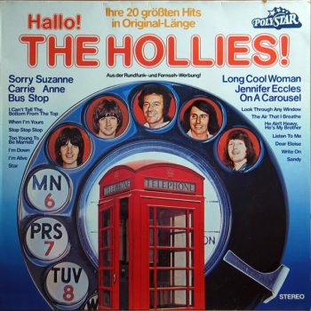 The Hollies ‎– Hallo! The Hollies!  Vinyl, LP, Compilation, Stereo  media VG cover EX   (SH)