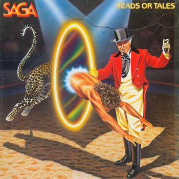 Saga  – Heads Or Tales  Vinyl, LP, Album, media EX cover VG