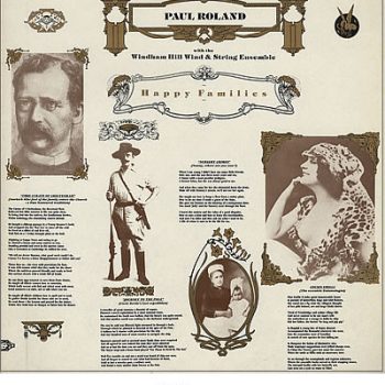 Paul Roland – Happy Families  Vinyl, LP, Album  media NM cover EX