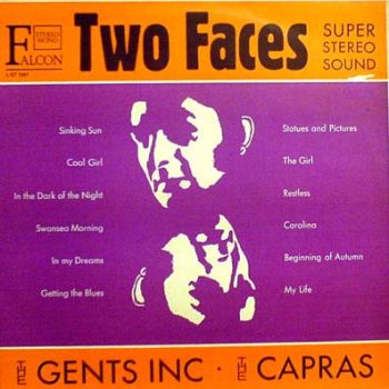 The Gents Inc. • The Capras – Two Faces  Vinyl, LP, Album, Stereo  media EX cover EX