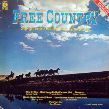 Various – Free Country   Vinyl, LP, Compilation  media EX cover EX  consignatie