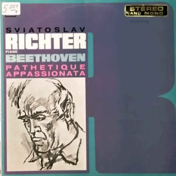 Sviatoslav Richter, Beethoven – Pathetique / Appassionata  Vinyl, LP, Stereo  media EX cover VG+