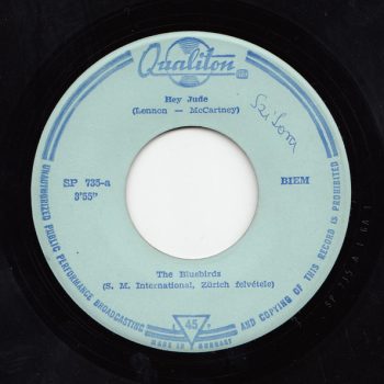 The Bluebirds – Hey Jude / Ob-La-Di Ob-La-Da  Vinyl, 7", 45 RPM, Single, Mono media VG cover GENERIC