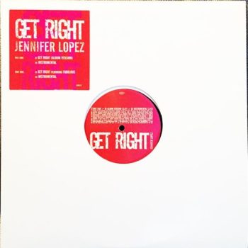 Jennifer Lopez – Get Right  Vinyl, 12", Promo  media VG+ cover Generic