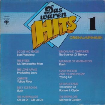 Various – Das Waren Hits 1   Vinyl, LP, Compilation  media VG cover G