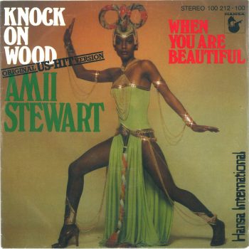 Amii Stewart – Knock On Wood  Vinyl, 7", 45 RPM, Single, Stereo, Second Pressing  media VG+ cover VG