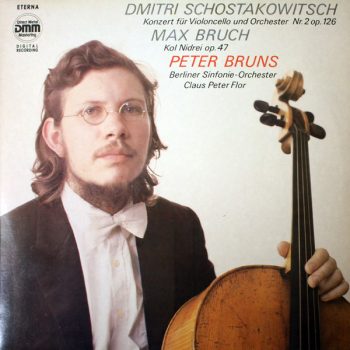 Dmitri Schostakowitsch / Max Bruch - Peter Bruns, Berliner Sinfonie-Orchester*, Claus Peter Flor – Konzert Für Violoncello Und Orchester Nr. 2 Op. 126 / Kol Nidrei Op. 47  media NM cover VG+