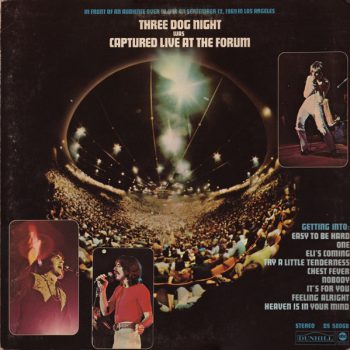 Three Dog Night – Captured Live At The Forum  Vinyl, LP, Album  media VG cover VG