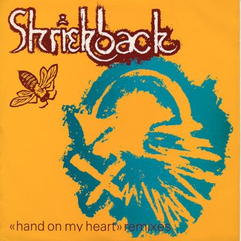 Shriekback – Hand On My Heart (Remixes)  Vinyl, 12", 45 RPM  media VG+ cover VG+