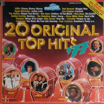 Various – 20 Original Top Hits '77   Vinyl, LP, Compilation,   media VG cover VG