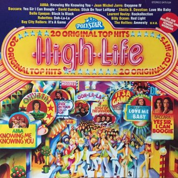 Various – High Life (20 Original Top Hits)  Vinyl, LP, Compilation media NM cover VG+