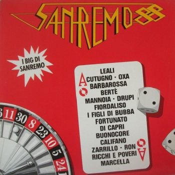 Various – Sanremo 88 (I Big Di Sanremo)  Vinyl, LP, Compilation,  media NM cover Vg+