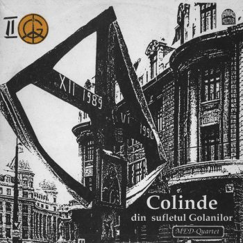 MED-Quartet – Colinde Din Sufletul Golanilor  Vinyl, LP, Album media VG cover VG