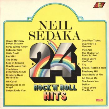 Neil Sedaka – 24 Rock 'N' Roll Hits  Vinyl, LP, Compilation media NM cover NM