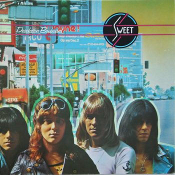 The Sweet – Desolation Boulevard  Vinyl, LP, Album, Gatefold media VG cover G+