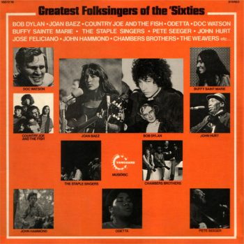 Various – Greatest Folksingers Of The 'Sixties  2 x Vinyl, LP,  media VG cover VG