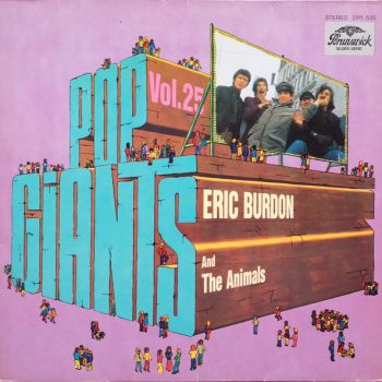 Eric Burdon And The Animals  – Pop Giants, Vol. 25  Vinyl, LP, Compilation  media VG cover VG