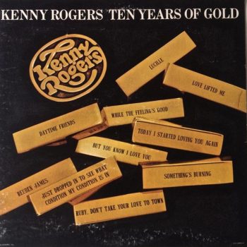 Kenny Rogers – Ten Years Of Gold  Vinyl, LP, Album, media VG cover VG