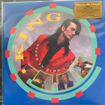 King – Steps In Time  Vinyl, LP, Album, Limited Edition, Numbered, Reissue, Blue Translucent, 180 Gram media NM cover NM