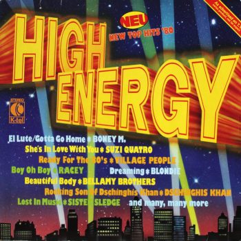 Various – High Energy    Vinyl, LP, Compilation media VG+ cover VG
