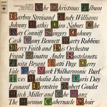 Various – The Christmas Album: 20 Great Christmas Favorites By 20 Great Artists  2 x Vinyl, LP, Compilation, Stereo, Gatefold Sleeve media NM cover NM
