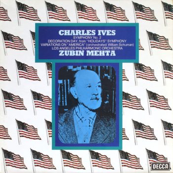 Charles Ives - Los Angeles Philharmonic Orchestra, Zubin Mehta – Symphony No. 2 / Decoration Day / Variations On "America" Vinyl, LP,  media NM cover VG