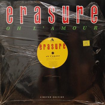 Erasure – Oh L'Amour  Vinyl, 12", Single, Limited Edition media NM cover VG