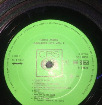 Harry-James-Trompette-Et-Melodies  Vinyl, LP, media VG+ cover GENERIC