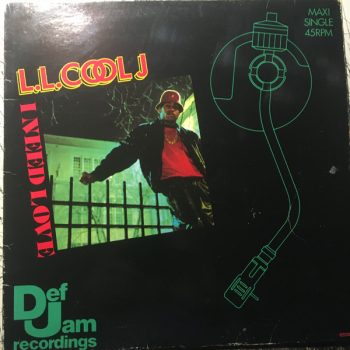 L.L. Cool J  – I Need Love  Vinyl, 12", 45 RPM, Maxi-Single, media VG+ cover VG+