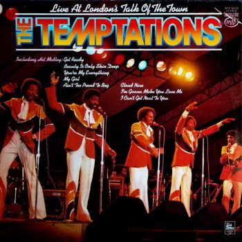 The Temptations – Live At London's Talk Of The Town  Vinyl, LP, Album, media VG+ cover VG+