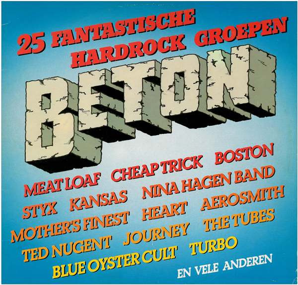 Various – Beton - 25 Fantastic Hard Rock Groups 2 x Vinyl, LP, Compilation, Gatefold media VG+ cover VG+