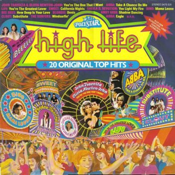 Various – High Life - 20 Original Top Hits  Vinyl, LP, Compilation media VG+ cover VG