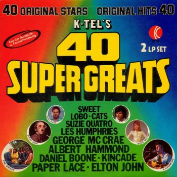 Various – K-Tel's 40 Super Greats  2 x Vinyl, LP, Compilation media VG cover VG