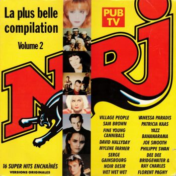 Various – NRJ La Plus Belle Compilation Volume 2  Vinyl, LP, Compilation, Mixed media VG+ cover Vg+