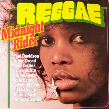 Various – Reggae Midnight Rider  Vinyl, LP, Compilation media VG+ cover VG