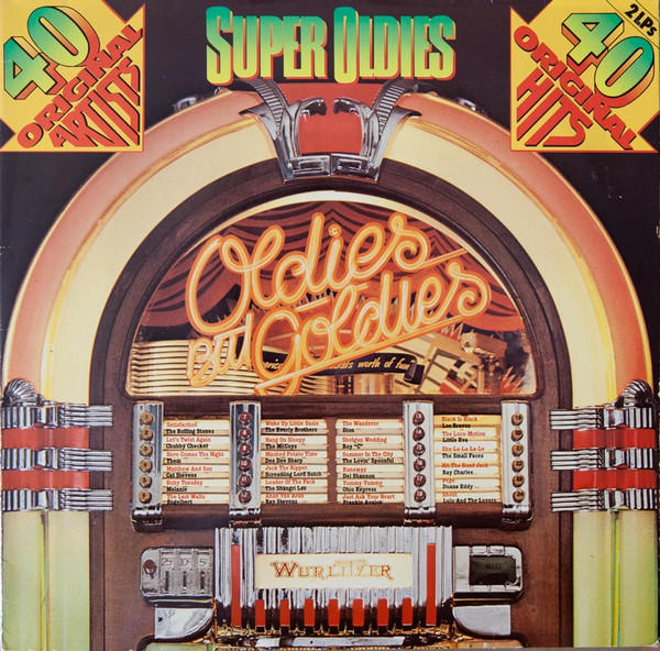 Various – Super Oldies - 40 Original Hits 2 x Vinyl, LP, Compilation media VG cover VG