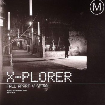 X-Plorer – Fall Apart / Spiral  Vinyl, 12" media VG+ cover VG+